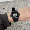 A person's wrist wearing a black Casio digital watch. Produktbild-Vorschau