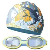 2 Stück Kinder Schwimmbrille Badekappe Set, Elastisch Produktbild-Vorschau 1