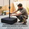 Sonnenschirmständer 80 kg Sandfüllung robuster Standfuß für Produktbild-Vorschau 5