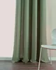 Vorhang Ösen »Essen« HxB 245x145 Grün Cationic Raffhalter Produktbild-Vorschau 3