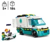 LEGO City Sanitka, Sada na stavění, 5 rok/roky, Plast, 184 Náhled obrázku produktu 36