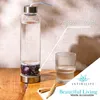 Intirilife Trinkflasche Wasserflasche mit Heilsteinen mit Produktbild-Vorschau 2