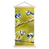 MuchoWow® Textilposter Vogel - Blaumeise - Äste - Sonne Produktbild-Vorschau 1