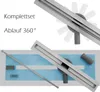 VBChome Canaletta doccia 70 cm Ultra Slim piatta  Scarico a Anteprima dell’immagine prodotto 3