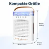 Mini Klimaanlage Ventilator mit Wasser 600ml, leiser Produktbild-Vorschau 8