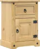 vidaXL Nachttisch Corona 45x35x64 cm Massivholz Kiefer Produktbild-Vorschau 2