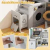 COSTWAY Kinderküche, Eck-Spielküche mit Kochzubehör, Spüle, Produktbild-Vorschau 5