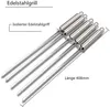 Grillspieße 6 Stück Schaschlikspieße Edelstahl Grill Kabob Produktbild-Vorschau 4