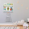 Relaxdays Kinderregal, 5 Fächer & 3 Haken, Kinder Produktbild-Vorschau 3