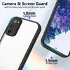 A close-up view of a phone case, highlighting its protective features for the camera and screen. Produktbild-Vorschau