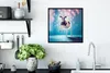 MuchoWow® Gerahmtes Poster Kuh - Krone - Ballett - Blau - Produktbild-Vorschau 3