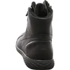 A black leather boot shown from the back. Anteprima dell’immagine prodotto