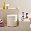 Pouf contenitore in bouclé, Bianco Anteprima dell’immagine prodotto 4