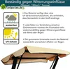Universal Sonnendach für Hollywoodschaukel Dach-Plane für Produktbild-Vorschau 3