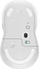 The underside of a white Logitech mouse. Produktbild-Vorschau