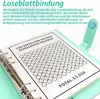 A5-Geld-Organizer(Gruen)Geldspar-Ordner,Budget Binder mit Produktbild-Vorschau 3