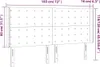 The Living Store Kopfteil mit Ohren Rosa 183x16x118/128 cm Produktbild-Vorschau 10