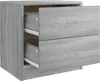 vidaXL Noční stolek Grey Sonoma 40x30x40 cm výrobek ze Náhled obrázku produktu 6