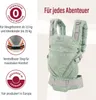 Manduca XT Babytrage Baumwolle Schwarz, Grau Produktbild-Vorschau 3