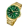 A gold and green Jaguar watch on a white background. Produktbild-Vorschau