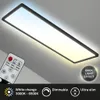 LED Panel 24W schwarz Fernbedienung CCT Dimmbar Produktbild-Vorschau 6
