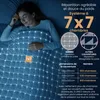 ELONEO Couverture de poids 155x220 cm avec 9 kg, Weighted Voir les images du produit 4