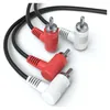2x Cinch Stecker 90° winkel auf 2x Cinch Stecker 90° winkel Produktbild-Vorschau 1