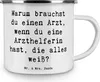 Mr. & Mrs. Panda Teetasse Spruch Kluge Arzthelferin - Weiß Produktbild-Vorschau 3