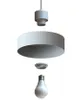 An exploded view of a pendant light fixture, showing its individual components against a white background. Produktbild-Vorschau