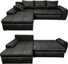 Ecksofa Vintage Schlafsofa Eckcouch L-Sofa mit Ottomane u. Produktbild-Vorschau 1
