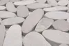 Mosaik Fliese Flußkiesel Steinkiesel hellbeige Kiesel Produktbild-Vorschau 3