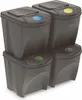 Sortibox - Set di 4 contenitori per rifiuti da 25 litri Anteprima dell’immagine prodotto 1