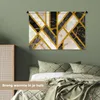 MuchoWow® Wandteppich Wandbehang Marmor - Gold - Muster Produktbild-Vorschau 4
