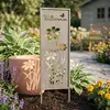 Gartenstecker Willkommen H83cm Stele Grau Betonoptik Produktbild-Vorschau 5