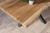 Esstisch Baumkante massiv Akazie natur 180 x 90 Produktbild-Vorschau 4