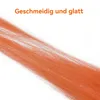 A close-up of orange fibers with text overlay. Produktbild-Vorschau