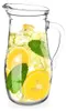 Glaskrug für Getränke: Wasser, Saft, Limonade, Eistee Produktbild-Vorschau 1