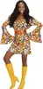 Groovy 70er Jahre Kleid Trompetenärmel - Minikleid Bubbles Produktbild-Vorschau 4