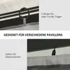 Ersatzvorhang für Pavillon, 4er-Set, für 3x3m Pavillons, Produktbild-Vorschau 6