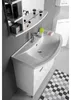 ZERO 86 Keramik-Waschtisch 86x50cm, weiss Produktbild-Vorschau 3