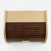 Zweifarbiger Holz-Brotkasten CR 31x26x16cm – Polnisch Produktbild-Vorschau 4