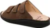 A single brown sandal shown from a rear-side angle on a white background. Anteprima dell’immagine prodotto