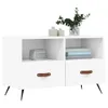 vidaXL TV skříňka bílá 80x36x50 cm Dřevěný materiál Náhled obrázku produktu 3