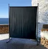 Paravent Outdoor Wetterfest 150 x 190 cm Schwarz | Produktbild-Vorschau 6