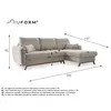 MIUFORM Scandic Lagom - Ecksofa mit Bettfunktion und Produktbild-Vorschau 12