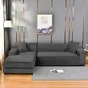 2er Set Sofabezug - Dunkelgrau - 2-Sitzer 145-185 cm - Produktbild-Vorschau 6