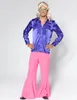 Schlaghose 70er 80er Hippie Disco Flower Power Schlager Produktbild-Vorschau 5