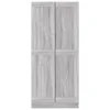 vidaXL Kúpeľňová skrinka Grey Sonoma 82,5x30,5x185,5 cm Náhľad obrázku produktu 4
