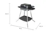 UNOLD 58585 Barbecue Stand-/Tischgrill Jimmy 2800W 40x35cm Anteprima dell’immagine prodotto 5