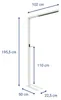 MAUL Standleuchte MAULsirius LED 3.000 - 5.700 K dimmbar Produktbild-Vorschau 2